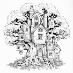 house and tree