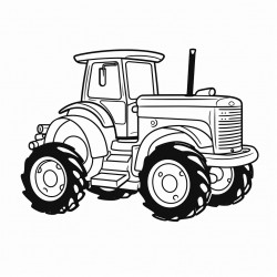 christmas tractor