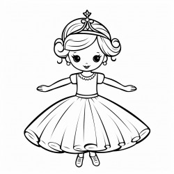 ballet dancer with a tiara