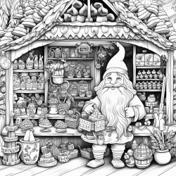 gnomes in a candy store