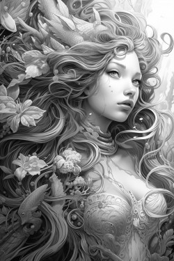 black mermaid