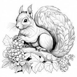 squirell eat nuts