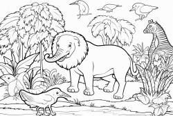 animals in the jungle