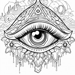evil eyes gothic mystical