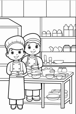 restaurant kitchen