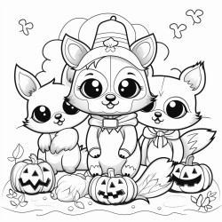 halloween baby tiere