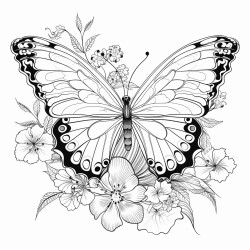 butterfly floral
