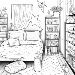 simple aesthetic witchy bedroom