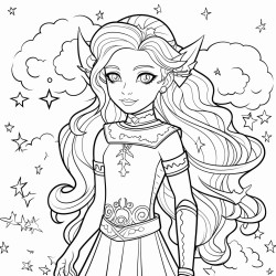 a elf girl who is earth themed