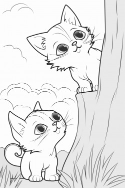 gatos jugando