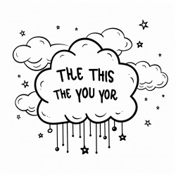 fluffy clouds and stars with the words you got this in the center of the page