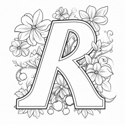 coloring pages of alphabates letters