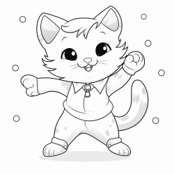 cat dancing
