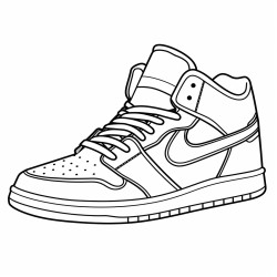 a simple layout sneaker to design ones own sneaker design
