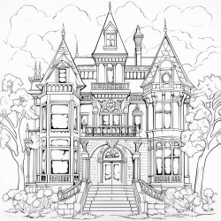 mansion decorated