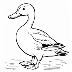 a cute icelandic eider duck