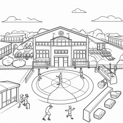 sports center where you train with no people