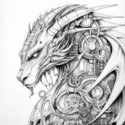 steampunk dragon