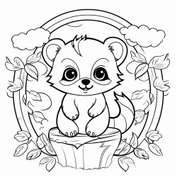 kapibara na wakacjach jedzca lody