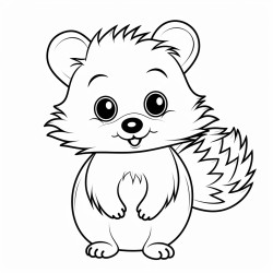 cute animal with smile