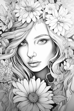 mulher colhendo flores no jardim