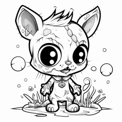 cute little zombie bunny