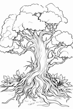 baby druid tree strump grass