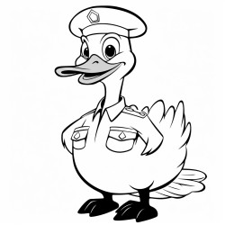 security guard goose