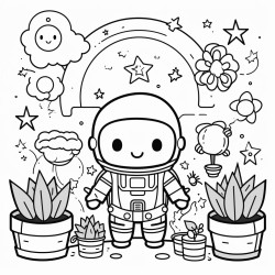 a kawaii space gardening tutorial to grow plants in zero gravity