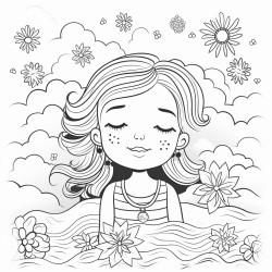 taking a deep breath