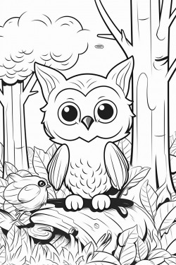 coelhos fofinhos na floresta