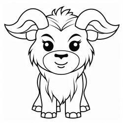create a cute yak