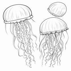 a underwater world filled with friendly jellyfish