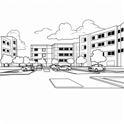 medical building parking lot