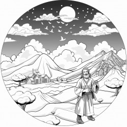 a picture on the story of creation in the bible for 6 and 7 year old year