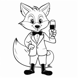 a sommelier fox