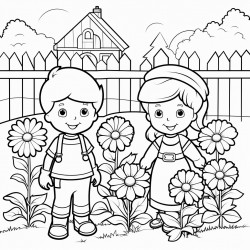 flower garden