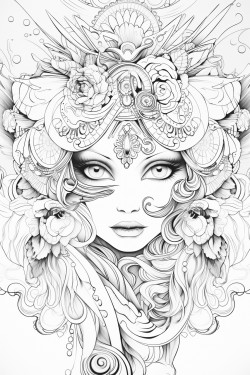 to create a coloring book