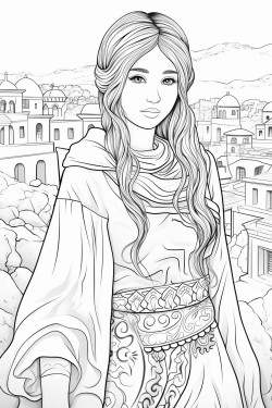 a stylish girl in cappadocia