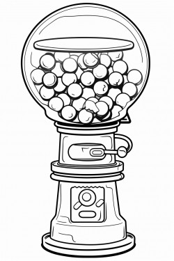 gumball machine with 59 gumballs