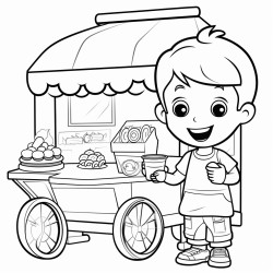 piknik yapan ocuklar