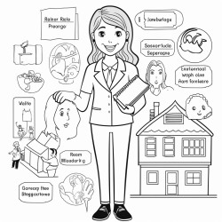 school school worker and description of what social workers do in english