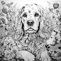 a cocker spaniel