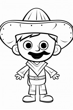 un espantapjaros con un sombrero viejo en medio de un campo de maz