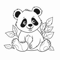 panda leaves