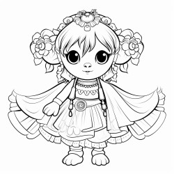 baby monkey in a dress