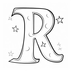 alphabet coloring