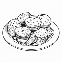 cookies and cream a plate snacks in bold and easy