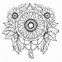 dreamcatcher sunflowers