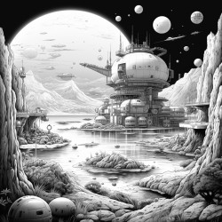 space exploration and underwater adventure